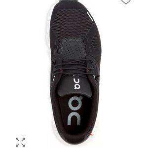 On Men's Black Mesh Athletic Sneakers